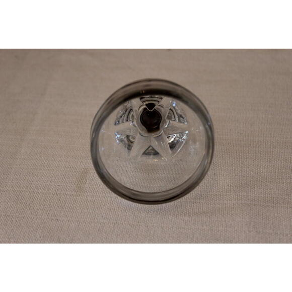 Vintage Clear Glass Light Bulb Base Adapter – Electric Oil Lamp Style Burner - Picture 2 of 3